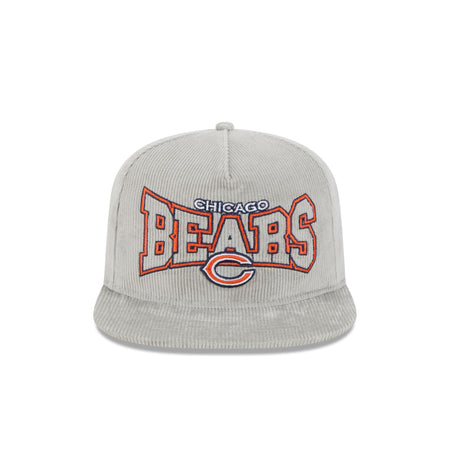 Chicago Bears Gray Cord Golfer Hat