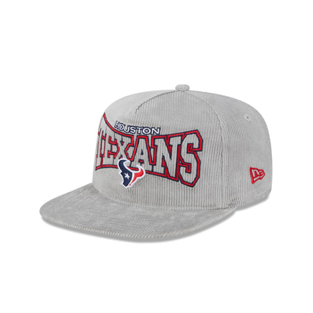 Houston Texans Gray Cord Golfer Hat