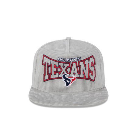 Houston Texans Gray Cord Golfer Hat