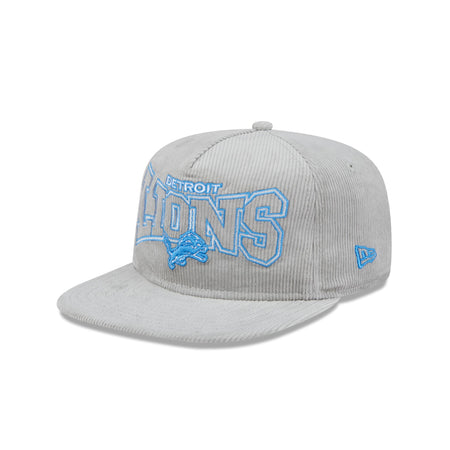 Detroit Lions Gray Cord Golfer Hat