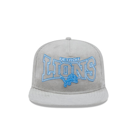 Detroit Lions Gray Cord Golfer Hat