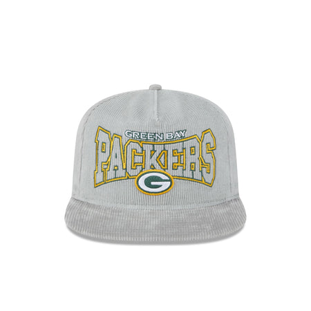 Green Bay Packers Gray Cord Golfer Hat