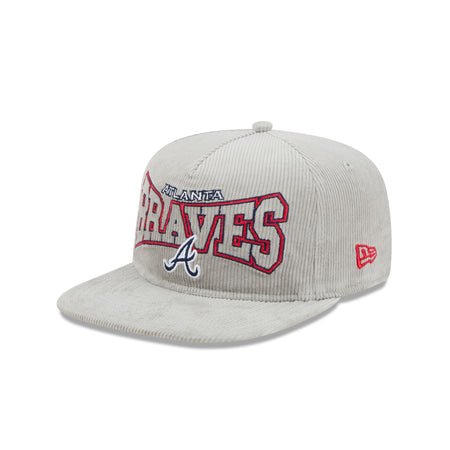 Atlanta Braves Gray Cord Golfer Hat