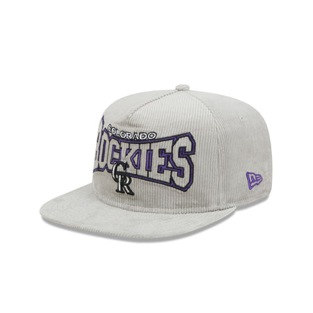 Colorado Rockies Gray Cord Golfer Hat