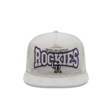 Colorado Rockies Gray Cord Golfer Hat