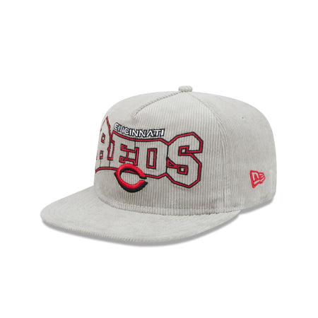 Cincinnati Reds Gray Cord Golfer Hat