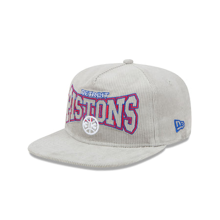 Detroit Pistons Gray Cord Golfer Hat