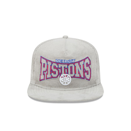 Detroit Pistons Gray Cord Golfer Hat