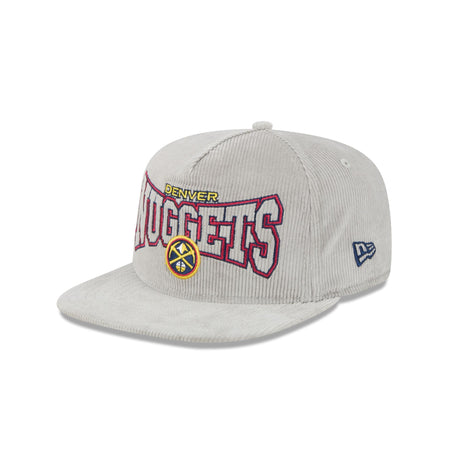 Denver Nuggets Gray Cord Golfer Hat