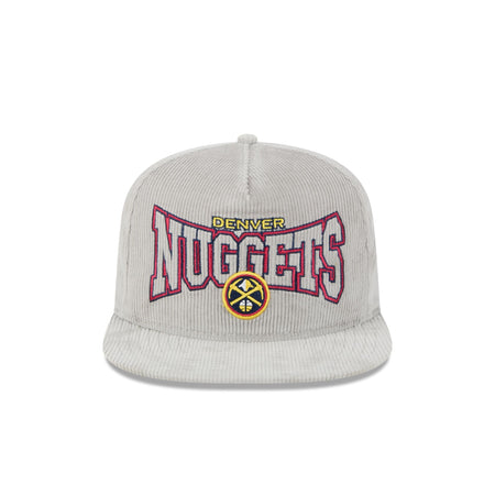 Denver Nuggets Gray Cord Golfer Hat