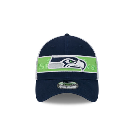 Seattle Seahawks Banded 39THIRTY Stretch Fit Hat