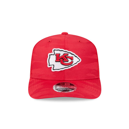 Kansas City Chiefs Camo 9SEVENTY Trucker Stretch-Snap Hat