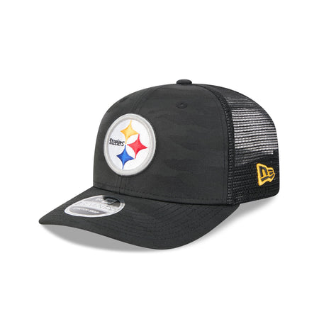 Pittsburgh Steelers Camo 9SEVENTY Trucker Stretch-Snap Hat