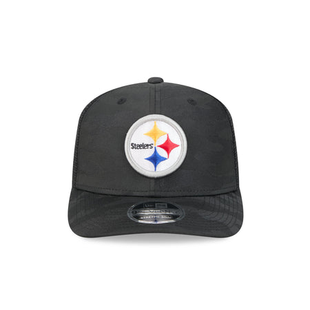 Pittsburgh Steelers Camo 9SEVENTY Trucker Stretch-Snap Hat