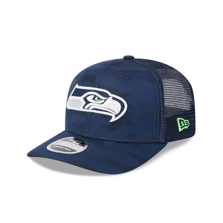 Seattle Seahawks Camo 9SEVENTY Trucker Stretch-Snap Hat