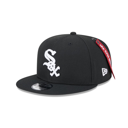 Alpha Industries x Chicago White Sox Black 9FIFTY Snapback Hat