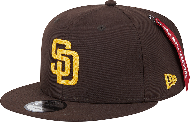 Alpha Industries x San Diego Padres Brown 9FIFTY Snapback Hat