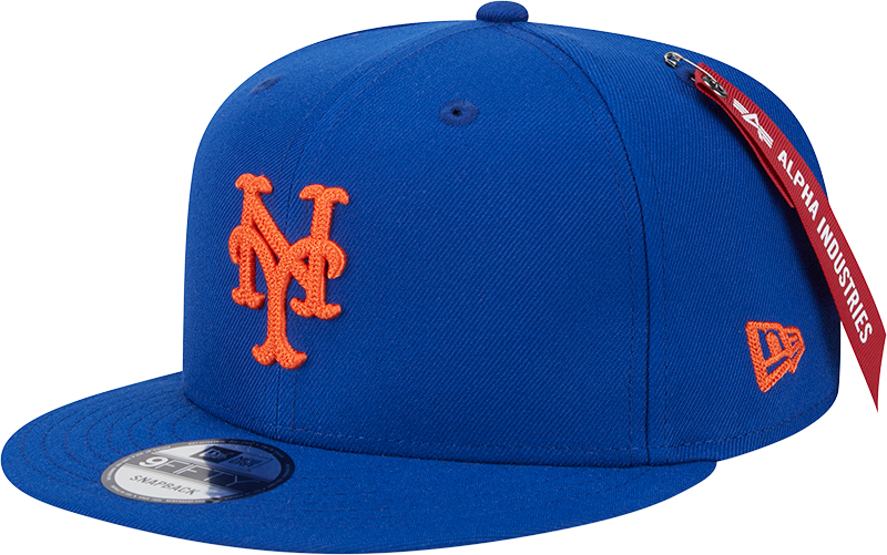 Alpha Industries x New York Mets Blue 9FIFTY Snapback Hat