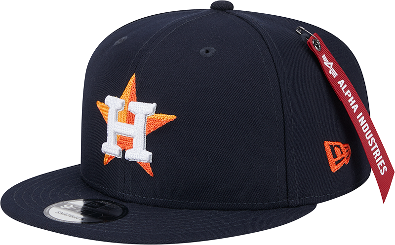 Alpha Industries x Houston Astros Navy 9FIFTY Snapback Hat