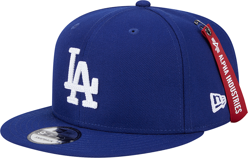 Alpha Industries x Los Angeles Dodgers Blue 9FIFTY Snapback Hat