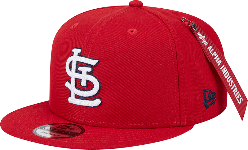 Alpha Industries x St. Louis Cardinals Red 9FIFTY Snapback Hat