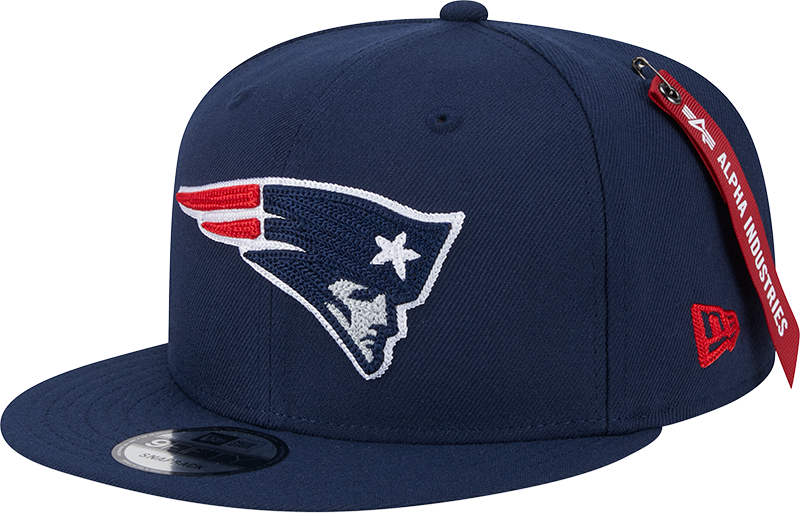 Alpha Industries x New England Patriots Navy 9FIFTY Snapback Hat