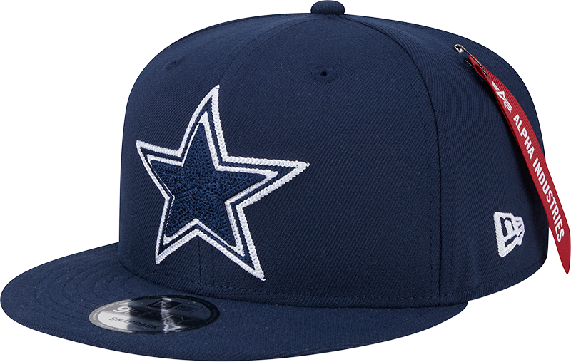 Alpha Industries x Dallas Cowboys Navy 9FIFTY Snapback Hat