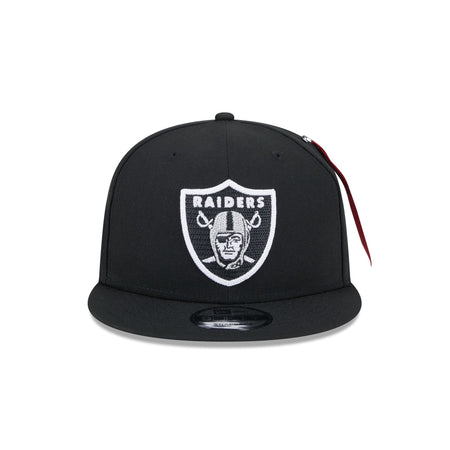 Alpha Industries x Las Vegas Raiders Black 9FIFTY Snapback Hat