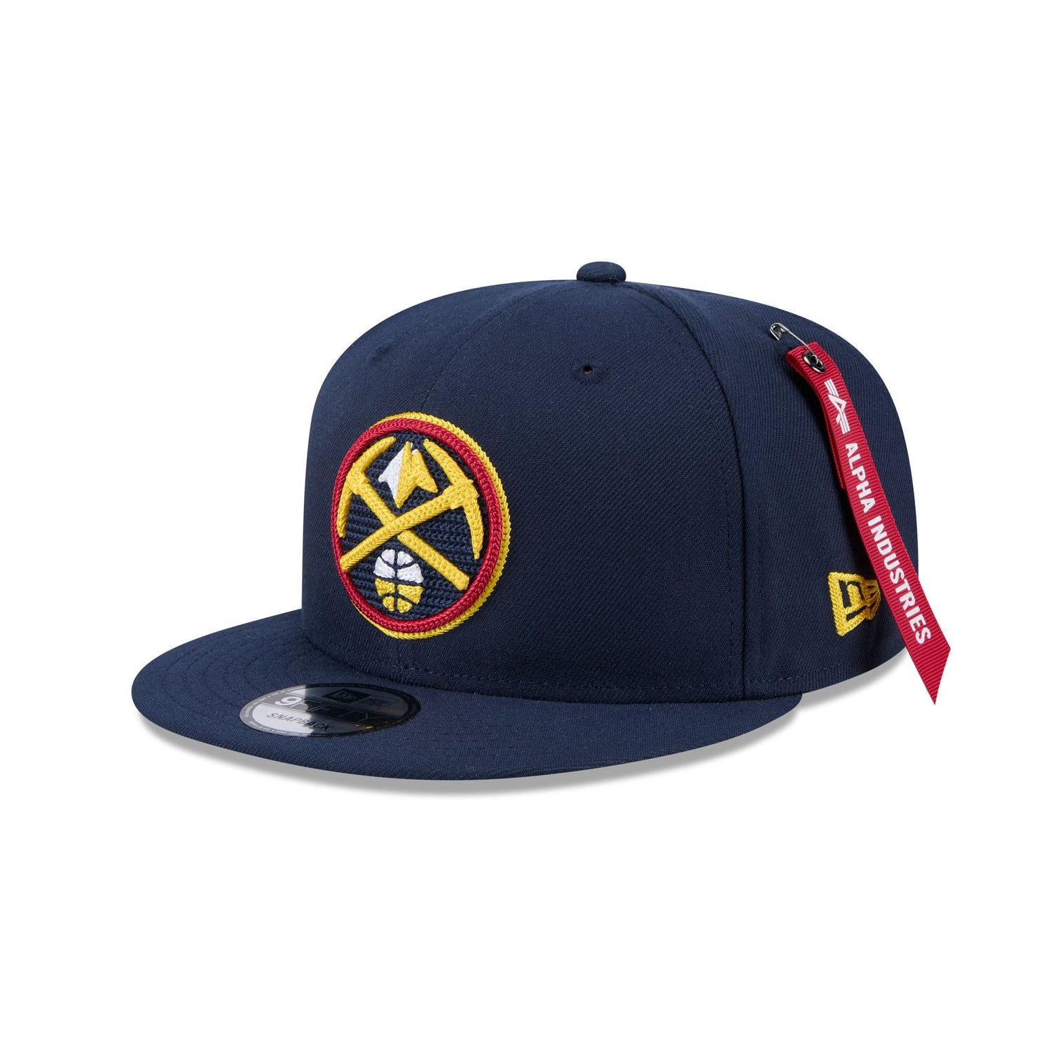 Alpha Industries x Denver Nuggets Navy 9FIFTY Snapback Hat