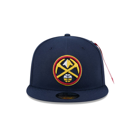 Alpha Industries x Denver Nuggets Navy 9FIFTY Snapback Hat