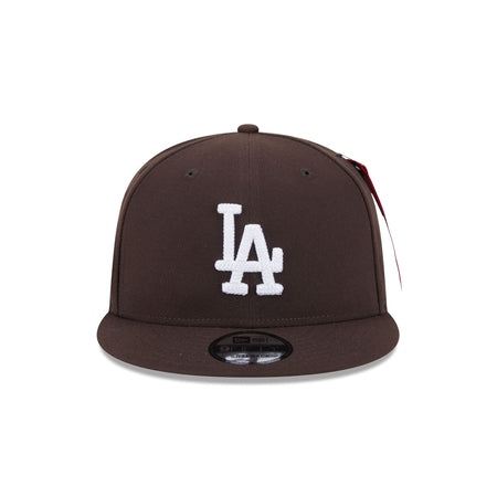 Alpha Industries x Los Angeles Dodgers Brown 9FIFTY Snapback Hat