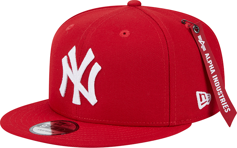 Alpha Industries x New York Yankees Red 9FIFTY Snapback Hat