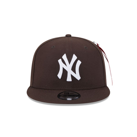 Alpha Industries x New York Yankees Brown 9FIFTY Snapback Hat