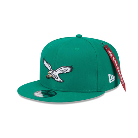 Alpha Industries x Philadelphia Eagles Historic Green 9FIFTY Snapback Hat