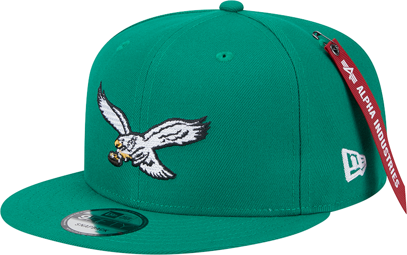 Alpha Industries x Philadelphia Eagles Historic Green 9FIFTY Snapback Hat