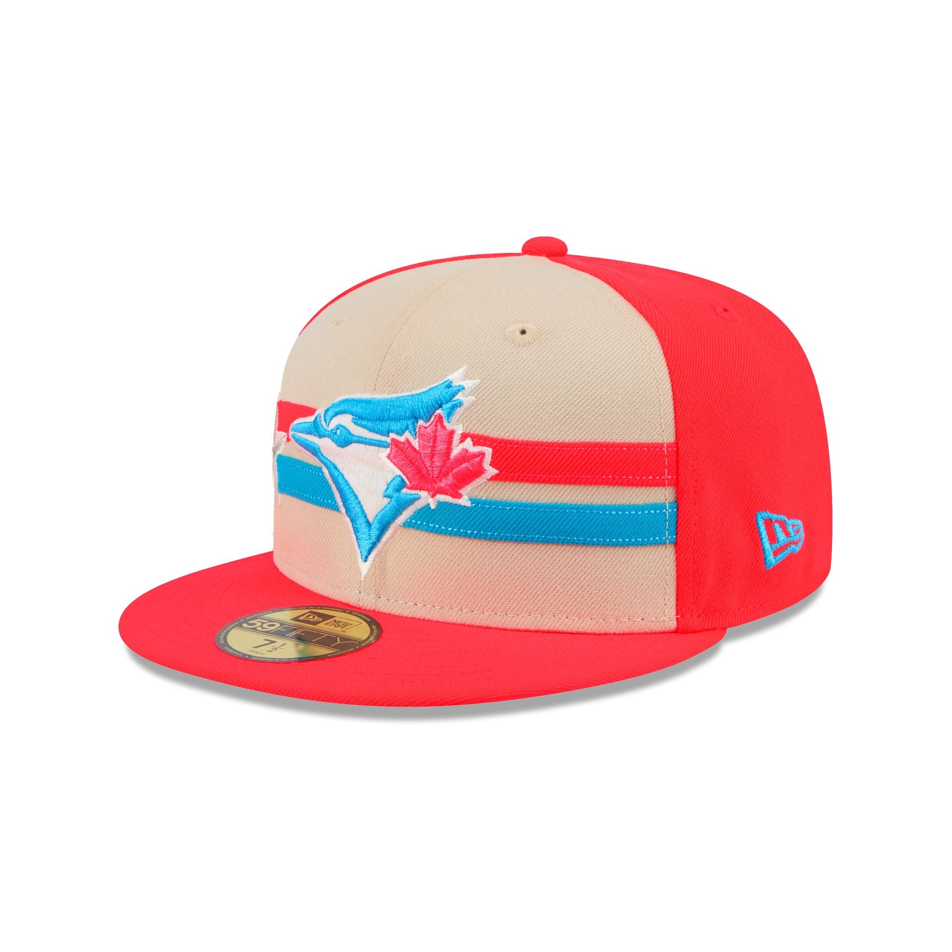 New era fashion Toronto blue jays striped SnapBack hat