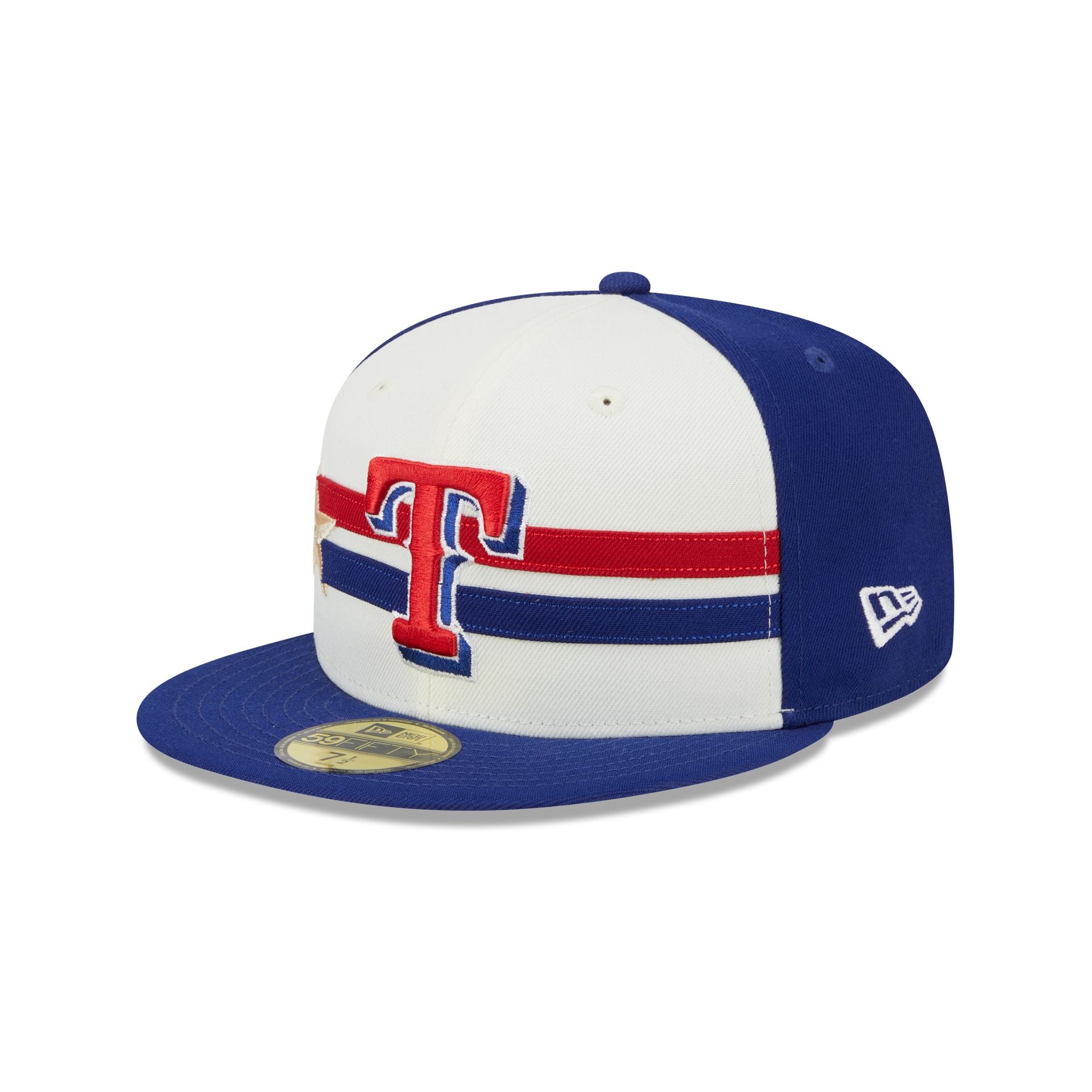 New Era Texas Rangers Off White outlets Fitted Hat 7 3/4