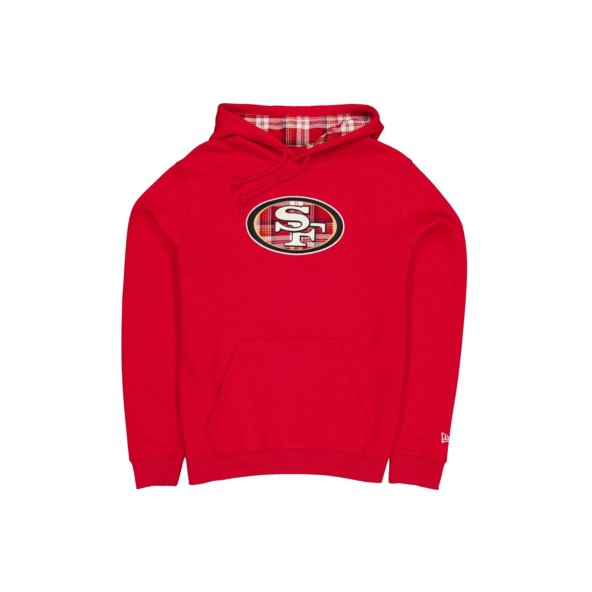 San Francisco 49ers 3rd Down Plaid Hoodie – New Era Cap