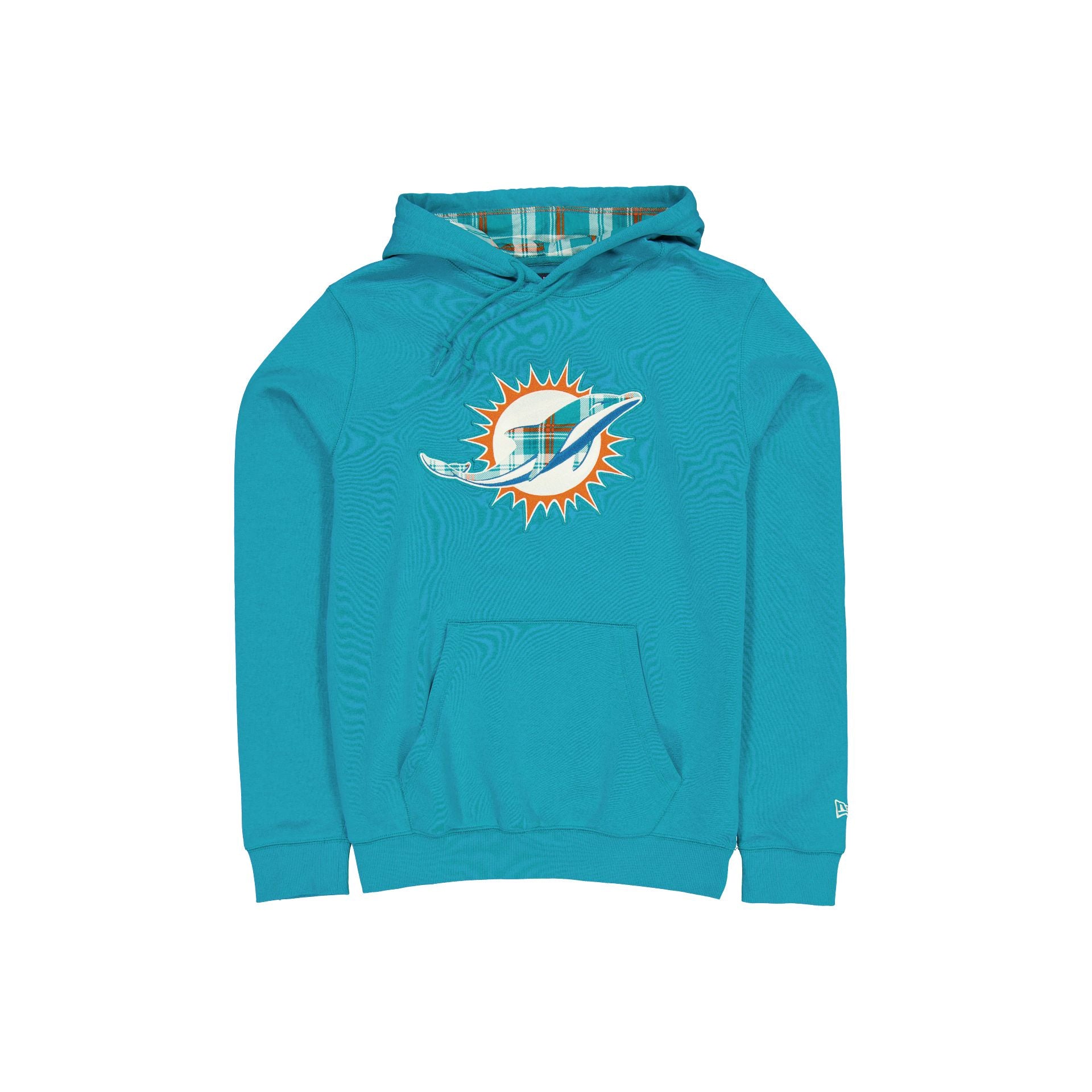 Miami Dolphins 3rd Down Plaid Hoodie – New Era Cap