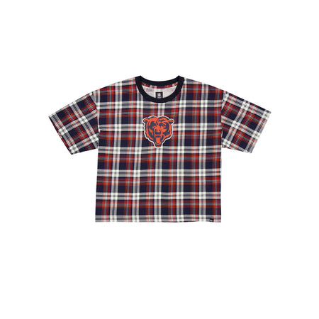 Chicago Bears 3rd Down Plaid Women's T-Shirt