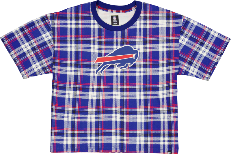 Buffalo Bills 3rd Down Plaid Women's T-Shirt