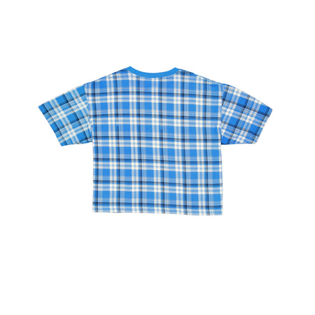 Detroit Lions 3rd Down Plaid Women's T-Shirt