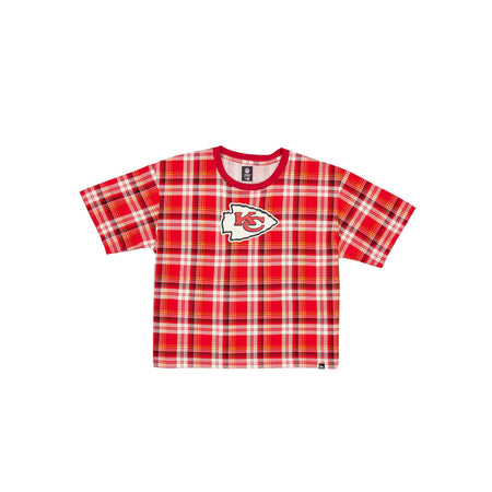 Kansas City Chiefs 3rd Down Plaid Women's T-Shirt