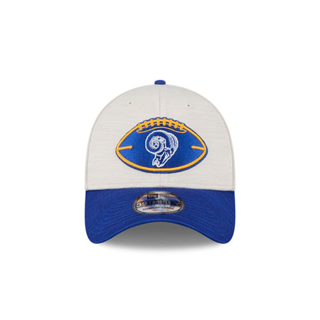 Los Angeles Rams 2024 Historic Sideline 39THIRTY Stretch Fit Hat