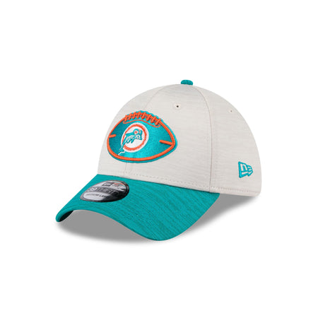 Miami Dolphins 2024 Historic Sideline 39THIRTY Stretch Fit Hat