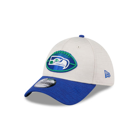 Seattle Seahawks 2024 Historic Sideline 39THIRTY Stretch Fit Hat