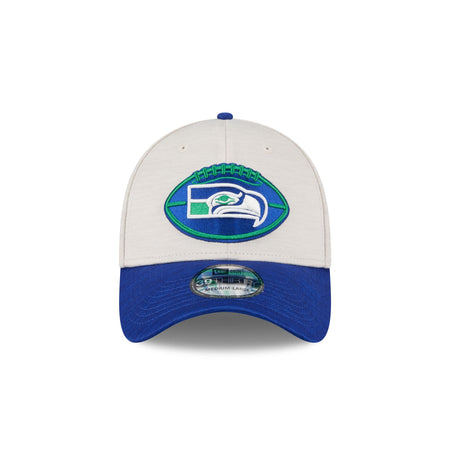 Seattle Seahawks 2024 Historic Sideline 39THIRTY Stretch Fit Hat