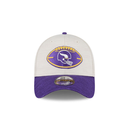 Minnesota Vikings 2024 Historic Sideline 39THIRTY Stretch Fit Hat