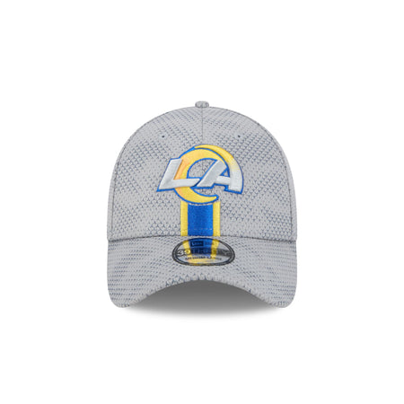 Los Angeles Rams 2024 Sideline Gray 39THIRTY Stretch Fit Hat