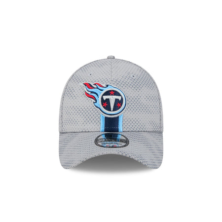 Tennessee Titans 2024 Sideline Gray 39THIRTY Stretch Fit Hat